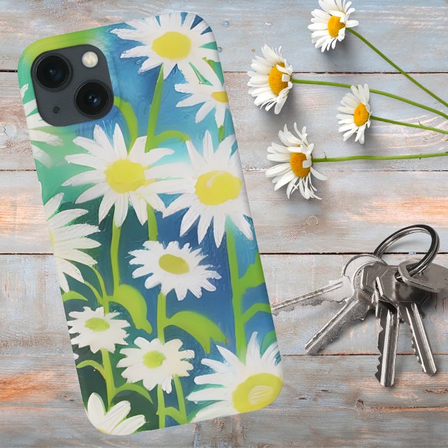 Pastel Watercolor Wild Daisies Case-Mate iPhone Case (Creator Uploaded)