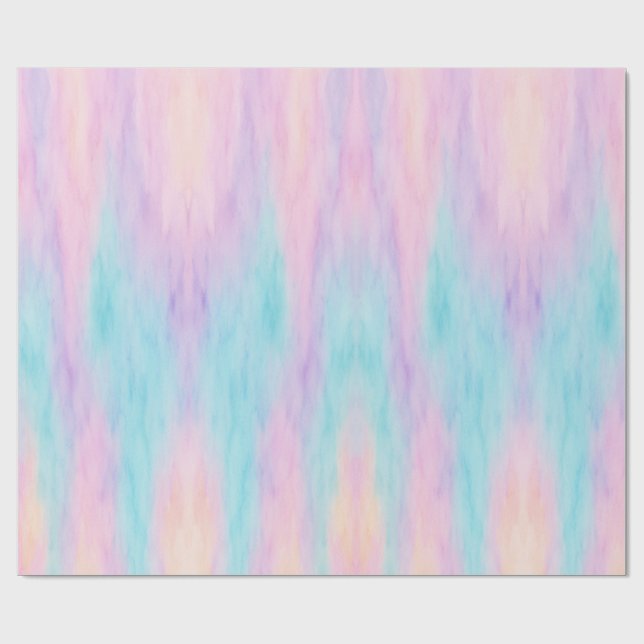 Pastel Watercolor Wrapping Paper (Flat)