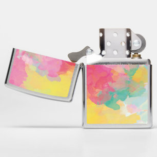 Pastel Watercolors Zippo Lighter