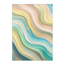 Pastel Wave Acrylic Wall Art