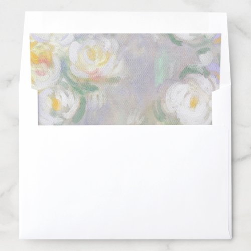 Pastel Whimsical Soft Floral Envelope Liner