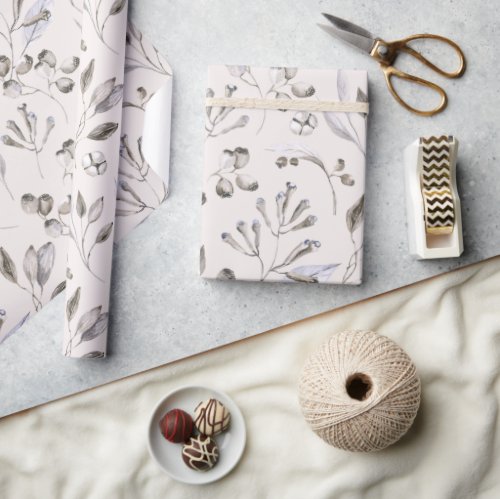 Pastel Wild Flowers Wrapping Paper