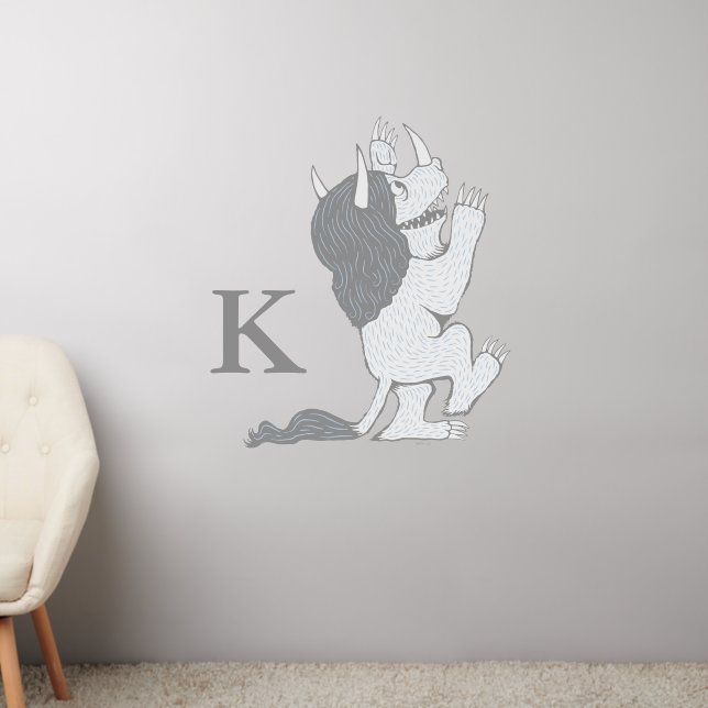 Pastel Wild Thing | Add Your Initial Wall Decal (Living Room 2)