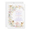 Pastel Wildflower Fairy Garden Girl Baby Shower