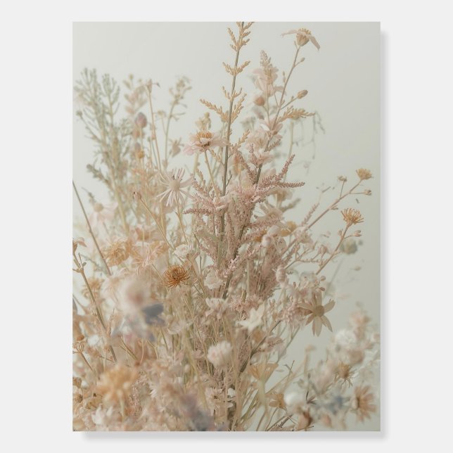 Pastel Wildflower Vintage Cottagecore Poster (Front)