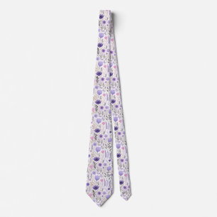 Pastel Wildflowers Neck Tie