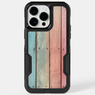 Pastel Wood Print OtterBox iPhone 14 Pro Max Case