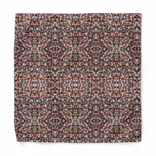 Pastel Wooden Beads Blanket Bandana