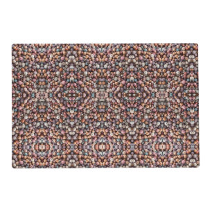 Pastel Wooden Beads Blanket Placemat
