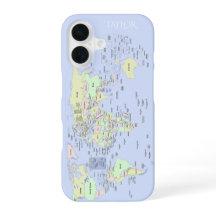 Pastel World Map – Personalized