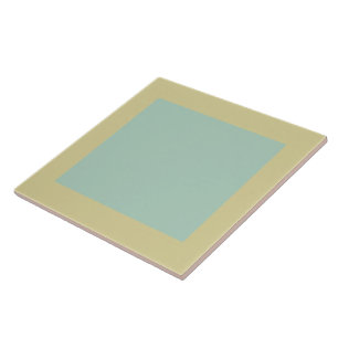 Pastel yellow and green ceramic tile