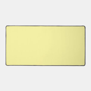 Pastel Yellow CUSTOMIZABLE Desk Mat