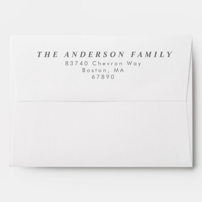 Pastel Yellow Graduation Party Return Address Envelope (Back (Top Flap))