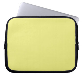 Pastel Yellow Laptop Sleeve