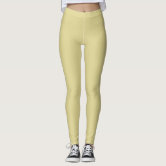 Pale Yellow Leggings Zazzle