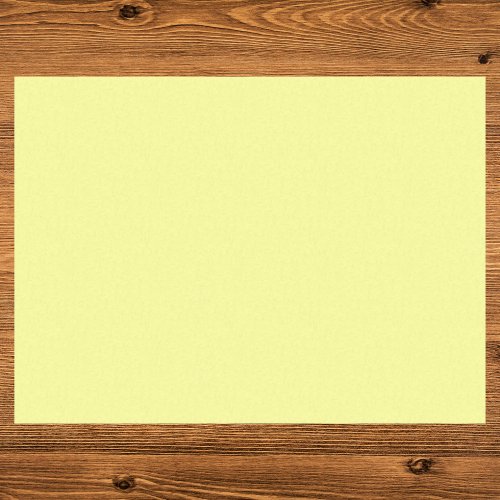 Pastel Yellow Solid Color Tissue Paper