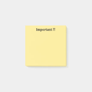 Pastel Yellow Sunset Post-it Notes