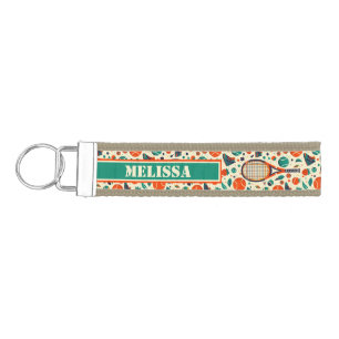 Pastel Yellow 🎾Vintage Tennis Delight🎾 Wrist Keychain