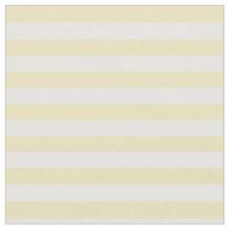 Pastel Yellow & White Striped Fabric