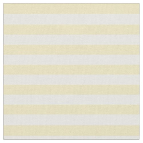 Pastel Yellow  White Striped Fabric