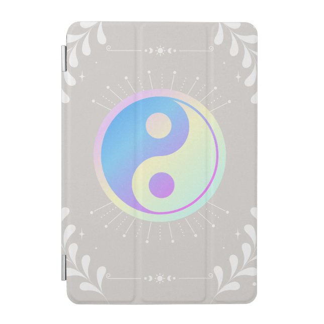 Pastel Yin-Yang iPad cover (Front)