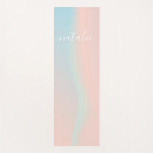 Pastel yoga mat