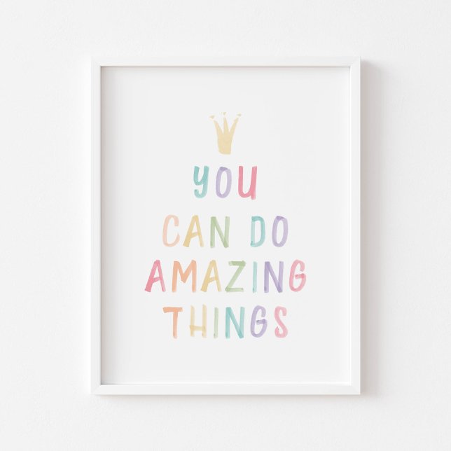 Pastel you can do amazing things poster (Creator Uploaded)