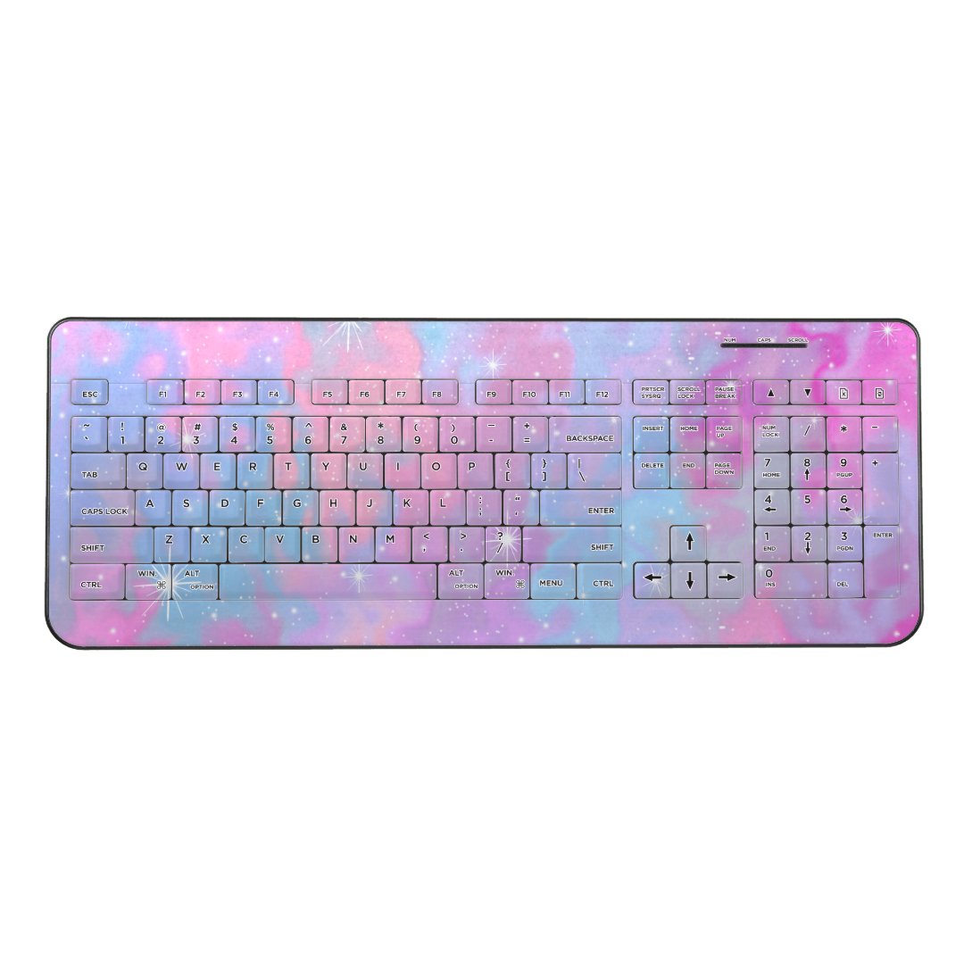 Pastelgoth Pastel Pink Colorful Kawaii Wireless Keyboard Zazzle