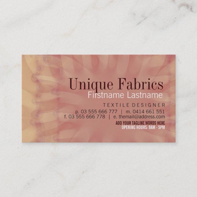 PASTELiA Business Card (Front)