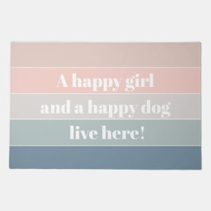 Pastell Custom Summer Color Block Stripes Doormat