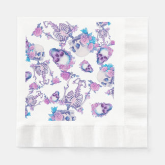 Pastelloween Skulls Napkins