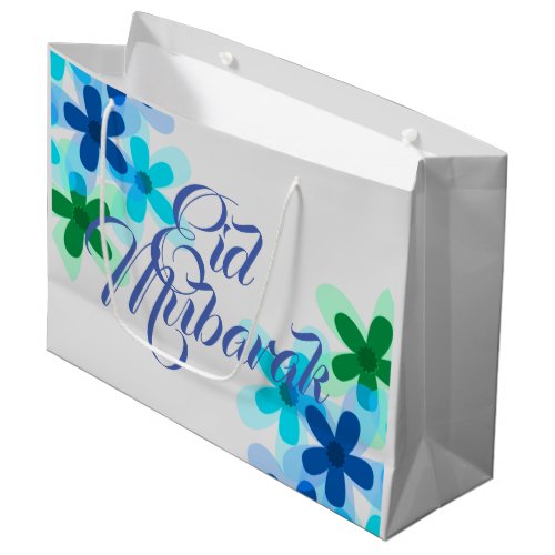 Pastels floral Eid Mubarak gift bag