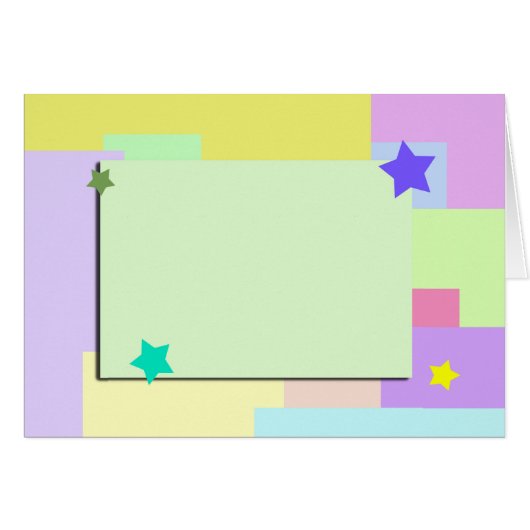 Pastels (landscape) cards (Front Horizontal)
