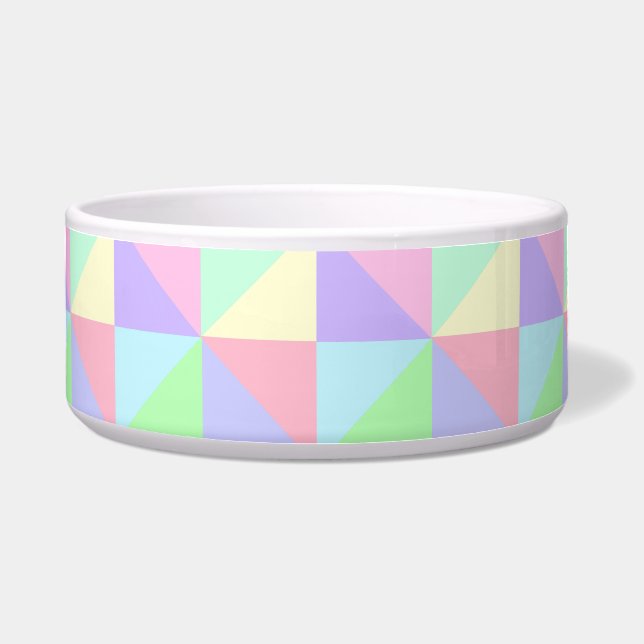 Pastels Pet Bowl, Large Bowl (Front)