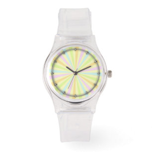 Pastels Spinning Wheel Sun Burst Watch