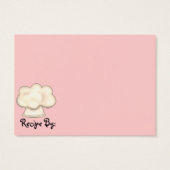 Pastery, Bakery Recipe Card (Back)
