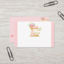 Pastery Business Card UK / Euro, 8.5 cm x 5.5 cm
