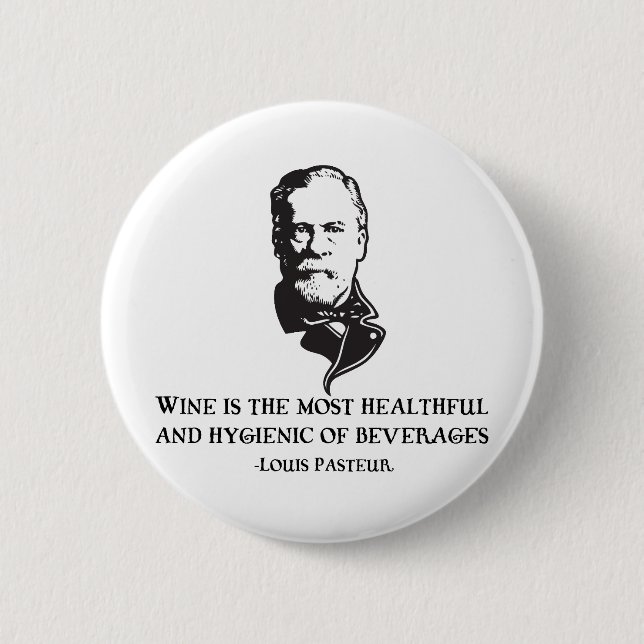 Pasteur - Wine Button (Front)