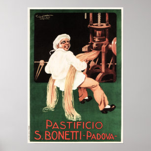 Buitoni Italian Pasta A4 & A3 Vintage Advertising Poster 