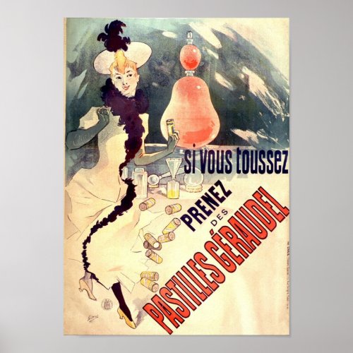 Pastilles Geraudel Vintage French Advertising Poster