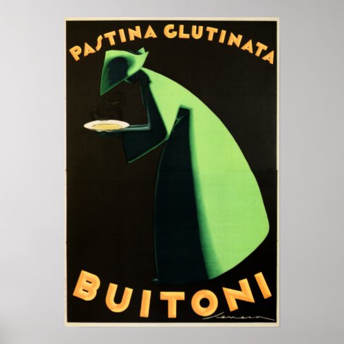 PASTINA GLUTINATA BUITONI Pasta by Federico Seneca Poster
