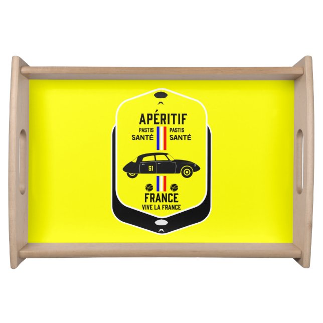 Pastis de Marseille France Serving Tray (Front)