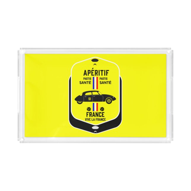 Pastis de Marseille France Serving Tray (Front)