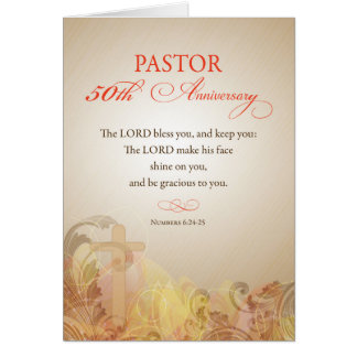 Anniversary For Pastor Cards | Zazzle