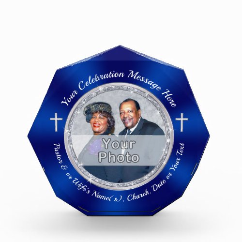 Pastor and First Lady Anniversary Ideas Custom Acrylic Award