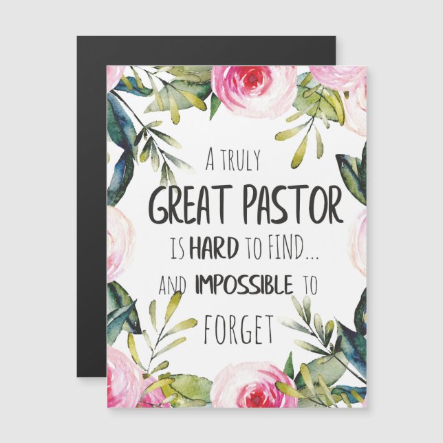 Pastor appreciation Gift Pastor Thank you quote (Front/Back)