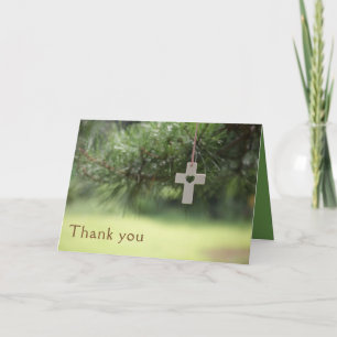 Pastor Appreciation Letterpress Thank You Card