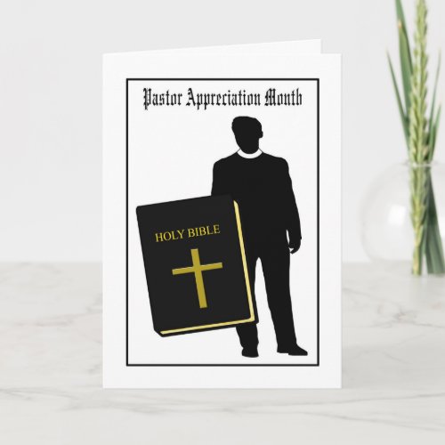 Pastor Appreciation Month Card