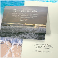 Pastor Appreciation Ocean Scene Scripture Card
