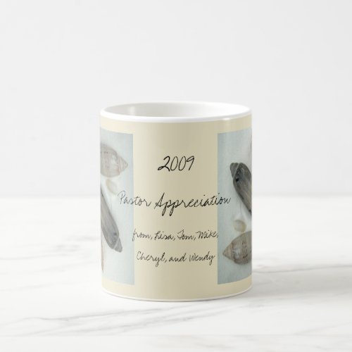 Pastor Appreciation Seashells n Signature Coffee Mug